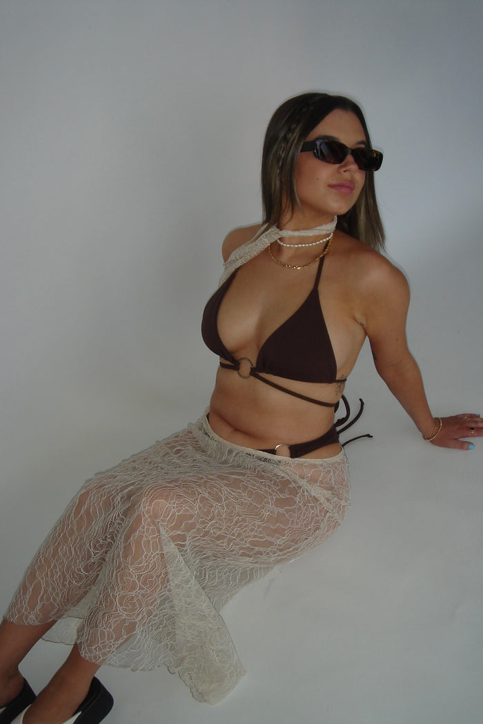 DIONNE SKIRT & SCARF SET