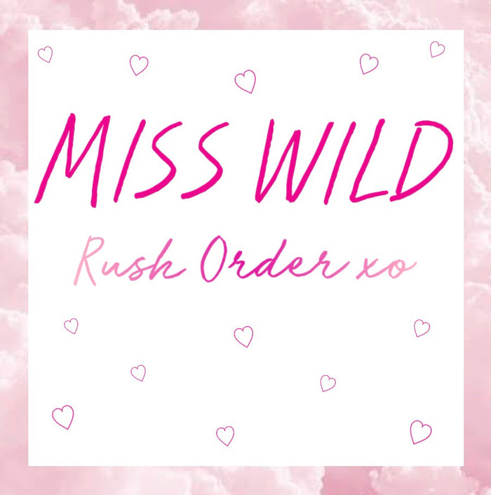 RUSH ORDER