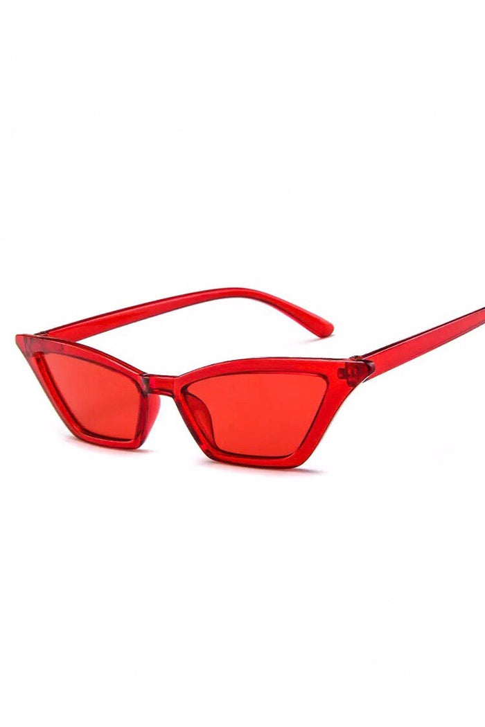 RED VINTAGE SUNGLASSES