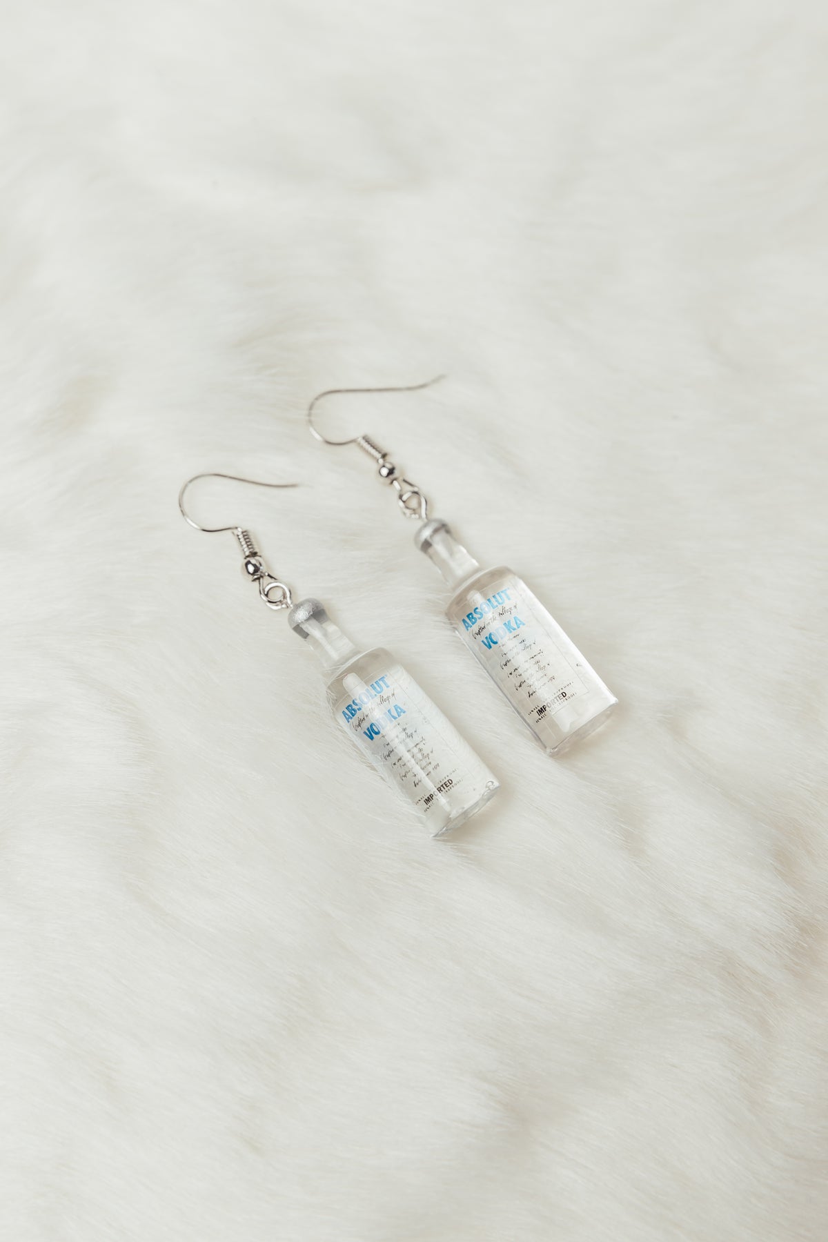 ABSOLUTE VODKA EARRINGS
