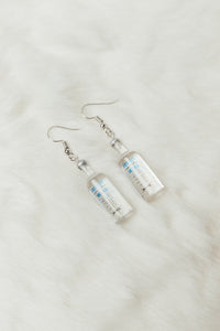 ABSOLUTE VODKA EARRINGS