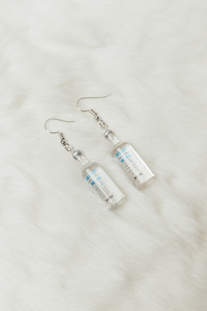 ABSOLUTE VODKA EARRINGS