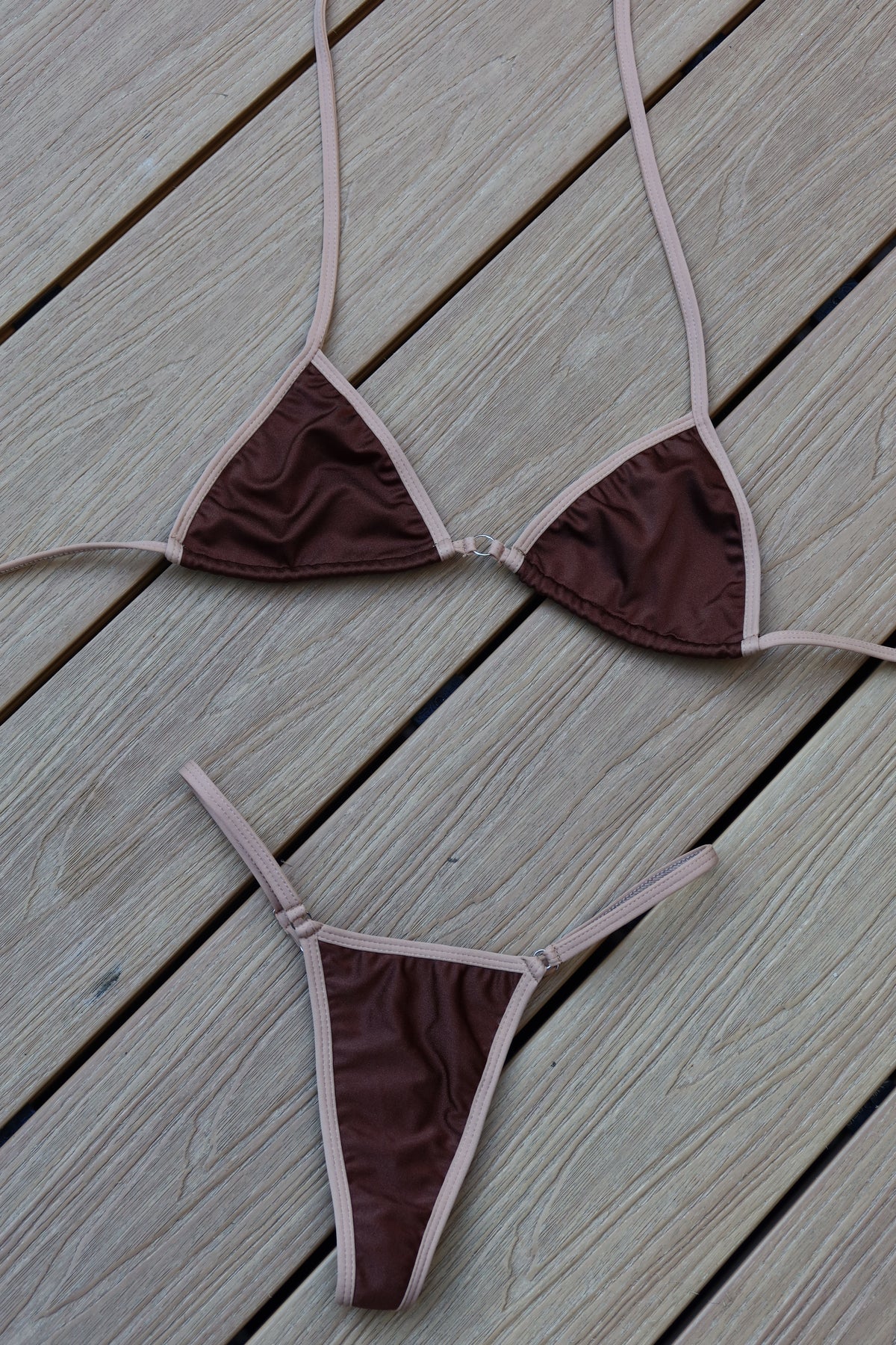 BROWN TWO TONE KINI