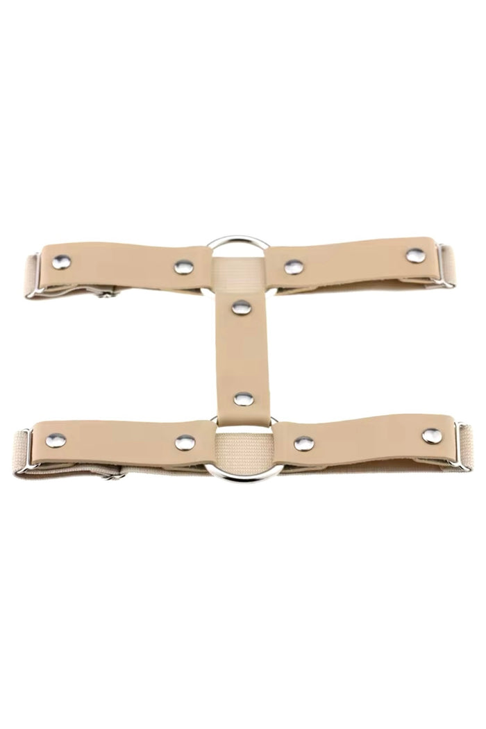 BEIGE CIRCLE LEG HARNESS