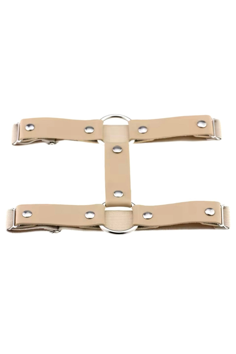 BEIGE CIRCLE LEG HARNESS