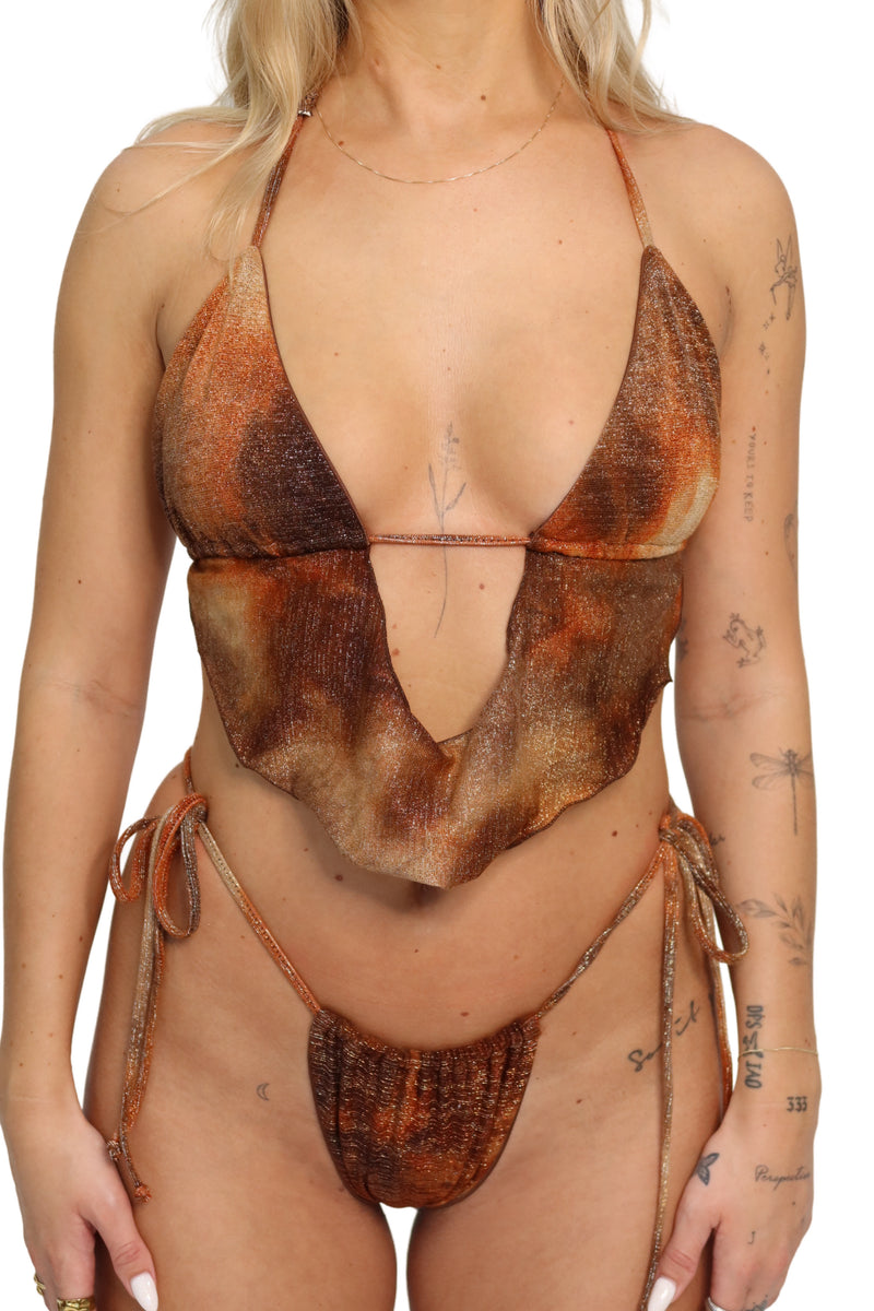 EARTHY ORANGE BIKINI BOTTOMS