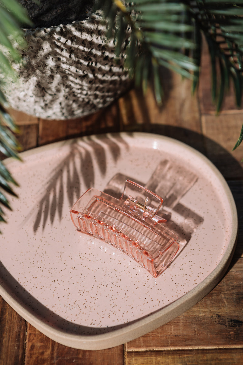 MALIA HAIR CLIP - ROSE