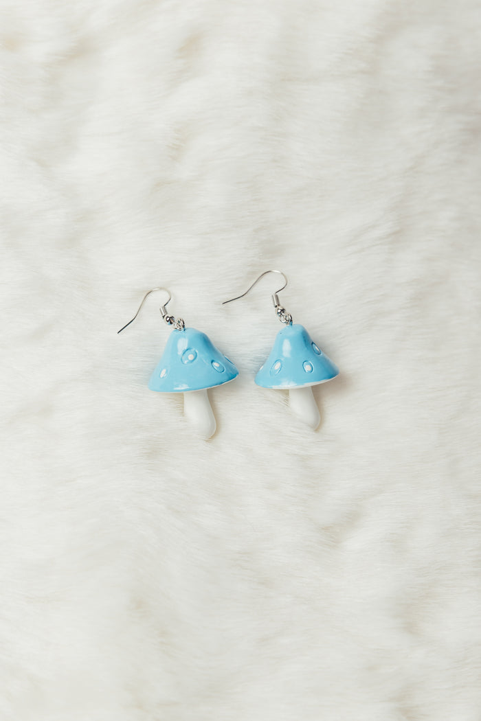 SHROOM EARRINGS - BLUE