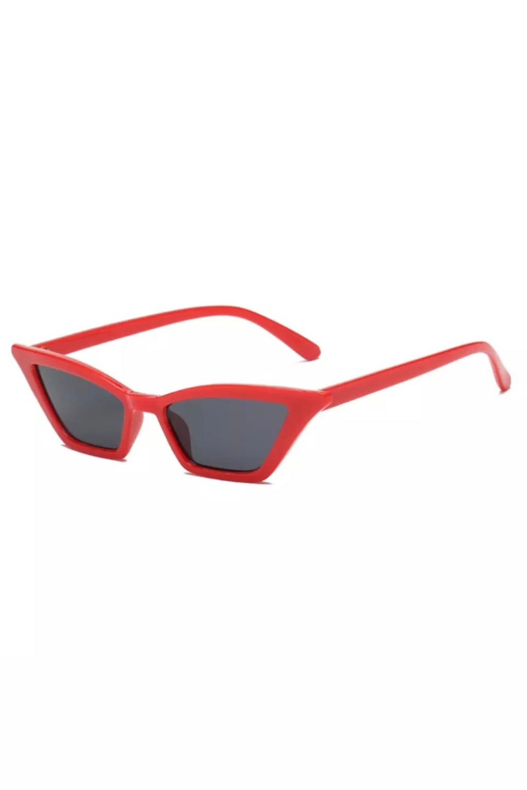 RED AND BLACK VINTAGE SUNGLASSES