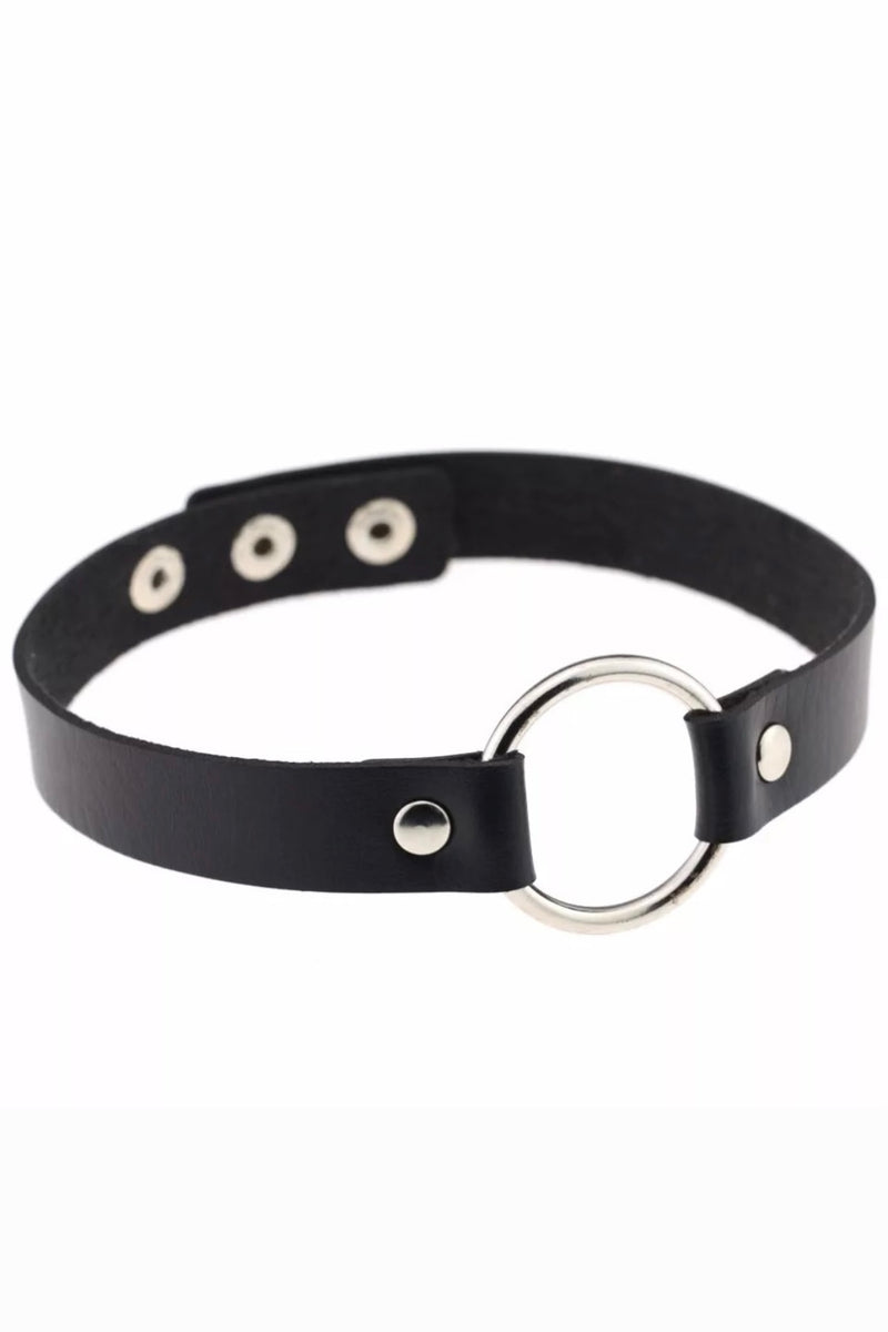 BLACK CIRCLE CHOKER