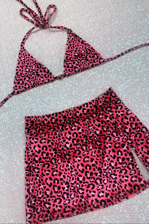PINK LEOPARD TWO PIECE