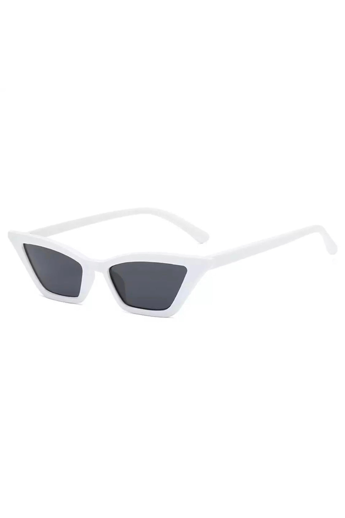 WHITE AND BLACK VINTAGE SUNGLASSES